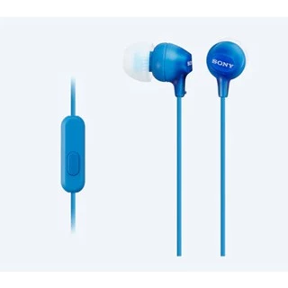 Sony หูฟัง In Ear รุ่น MDR-EX15AP | Comfortable, secure-fitting silicone earbuds | mm neodymium drivers for powerful