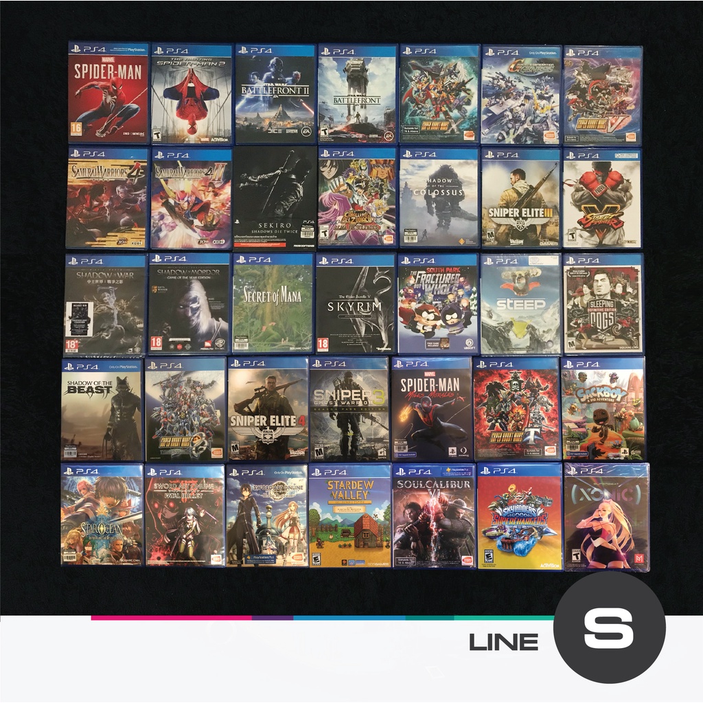 เกม PS4 มือสอง กว่า 100 เกม [รายชื่อตัวอักษร S ] [มือสอง] [มือ2] [เกม Playstation]