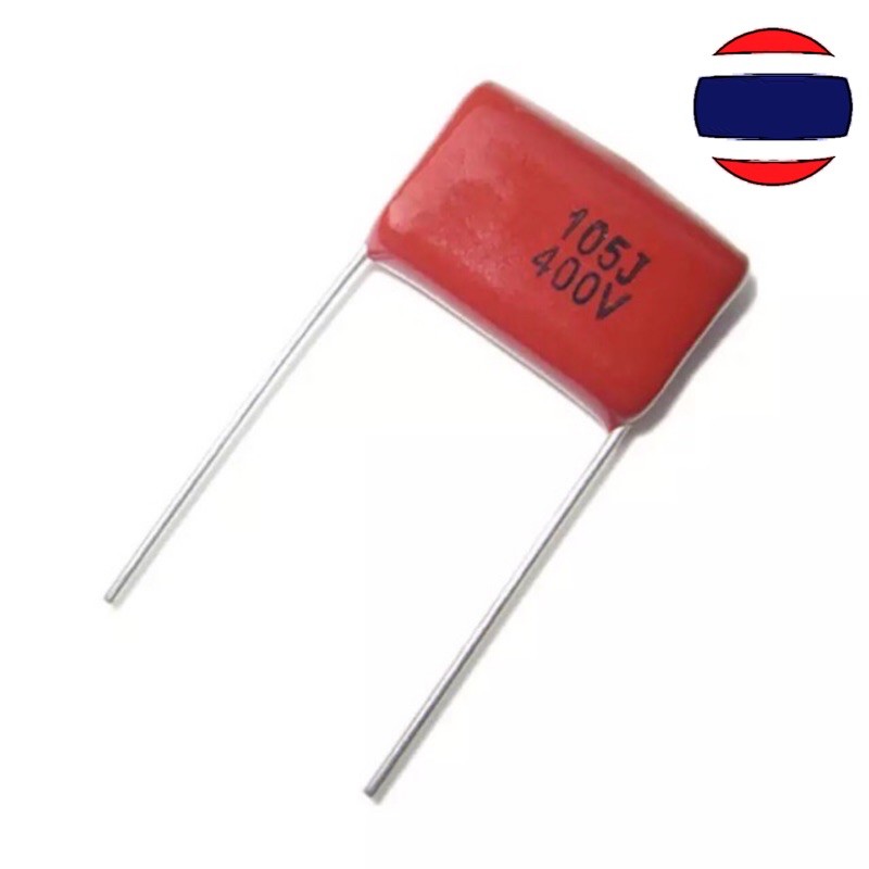 คาปาซิเตอร์ 400V 450V 1Uf 105 105j 225j 1000NF Pitch 15mm 400V CBB Polypropylene film capacitor