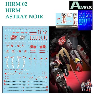 ดีคอลน้ำ [AMAX ] HIRM 02 HIRM ASTRAY NIOR WATER DECAL [ FLUORESCENT ] HIRM02