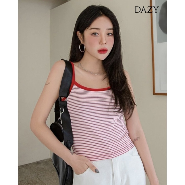 พร้อมส่ง DAZY เสื้อสายเดี่ยว ลายทาง - dress.upp - ThaiPick