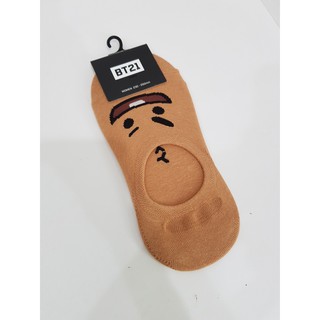 พร้อมส่ง BTS BT21 SOCK SHOOKY ถุงเท้าข้อสั้น ถุงเท้าลายการ์ตูน นำเข้าจากประเทศเกาหลี ของแท้ 100% จาก LINE SHOP