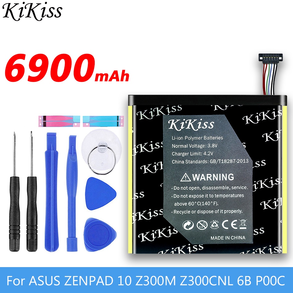 Batteria 4680mah Batteria C11P1517 Per ASUS Zenpad 10 Z300M - Ricambio Originale Con 4680mAh | Kit Riparazione Incluso Batteria Ricaricabile Z300m - Foto 9