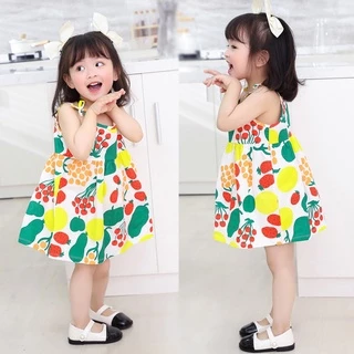 🌷 กระโปรงเด็กสายเดี่ยว ชุดเด็กสายเดี่ยว เสื้อเด็กสายเดี่ยว ลายน่ารัก