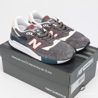 New Balance 998 USA นิวบาลานซ์ 998แท้  รองเท้ากีฬารองเท้าวิ่งออกกำลังกายรองเท้าผู้ชายรองเท้าสตรี คลาสสิก