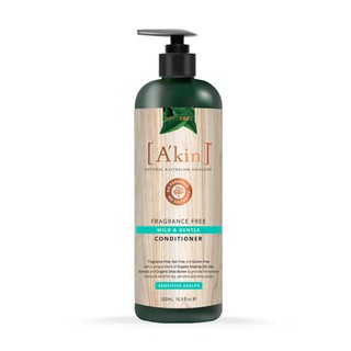 AKIN ครีมนวดผม Fragrance Free Mild &amp; Gentle Hypoallergenic Conditioner 500 ml. แชมพู ครีมนวดผม ผลิตภัณฑ์ดูแลเส้นผม ผลิต