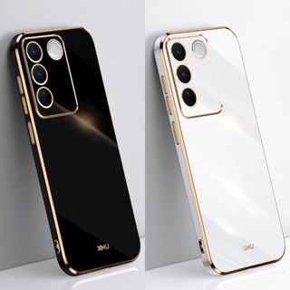 เคสโทรศัพท์มือถือ ซิลิโคนนิ่ม กันกระแทก 6D หรูหรา สําหรับ Vivo V27 V27e V27 Pro Vivo Y100 5G Y56 Y55s 5G