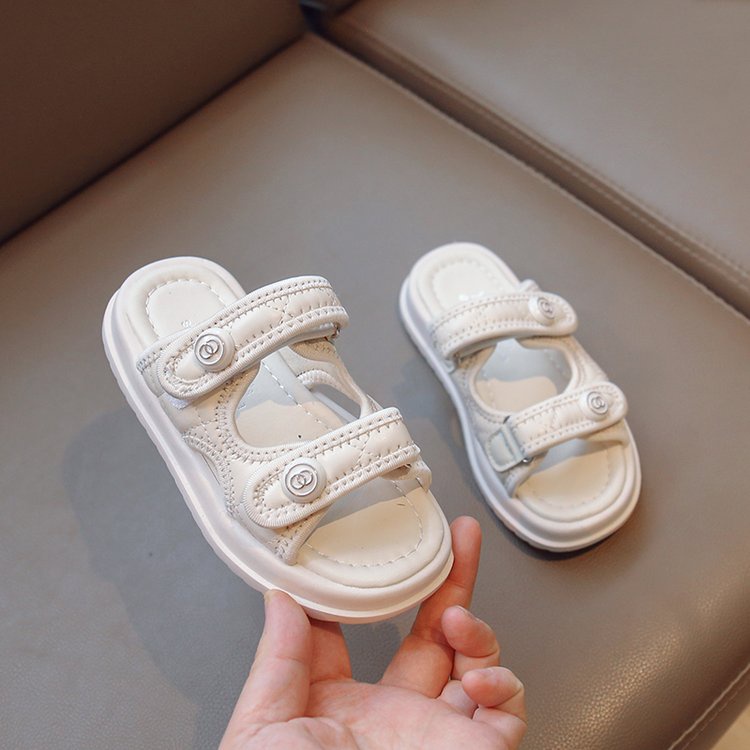 พร้อมส่ง รองเท้าแตะลําลอง แบบนิ่ม สวมใส่สบาย แฟชั่นสําหรับเด็กผู้หญิง และนักเรียน - รูปที่ 2