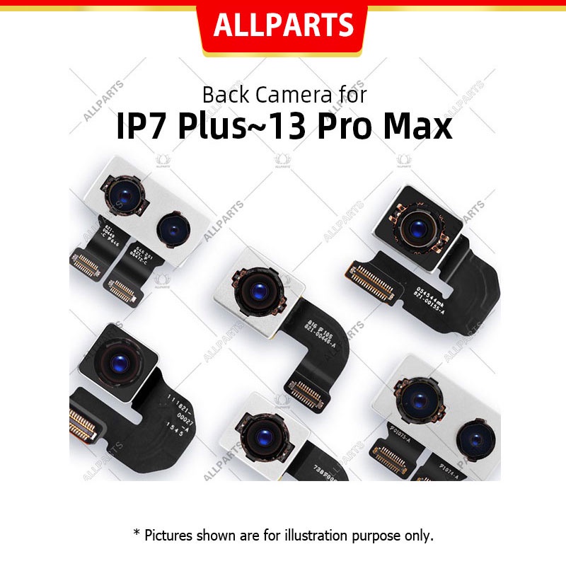 สายเคเบิลกล้องหลัง ทดสอบแล้ว 100% A+++ แบบเปลี่ยน สําหรับกล้องหลัก iP 7 8 Plus X Xs Xs Max 11 12 13 Pro