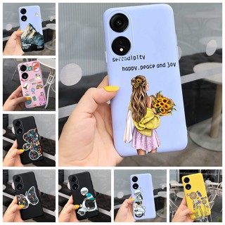 เคสโทรศัพท์ซิลิโคน แบบนิ่ม ลายเด็กผู้หญิง สําหรับ OPPO A78 5G CPH2483 CPH2495 Reno8 T Reno 8T 4G 5G