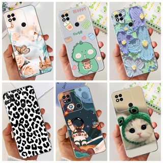 เคสโทรศัพท์ ซิลิโคนนิ่ม ใส กันกระแทก ลายการ์ตูนดอกไม้น่ารัก สําหรับ Xiaomi Redmi 10A Redmi10A 2022