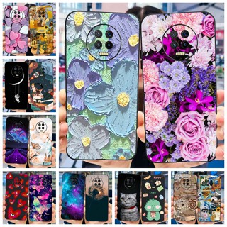 เคสโทรศัพท์มือถือแบบนิ่ม กันกระแทก ลายดอกไม้ หลากสี สําหรับ Infinix Note 7 X690 X690B Note7 6.95 นิ้ว