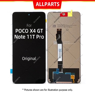 Display​ จอ ทัช สำหรับ XIAOMI Poco X4 GT Note 11t Pro LCD  หน้าจอ พร้อมทัชสกรีน