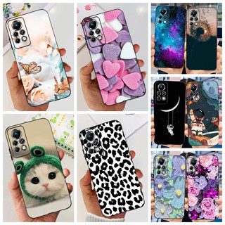 เคสโทรศัพท์มือถือแบบนิ่ม ลายการ์ตูนผีเสื้อ แฟชั่น สําหรับ Infinix Note 11 Pro Note11 Pro X697 Note 11S X698