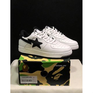 Bape Sta Air Force AF1 รองเท้าผ้าใบลําลอง สําหรับผู้ชาย และผู้หญิง