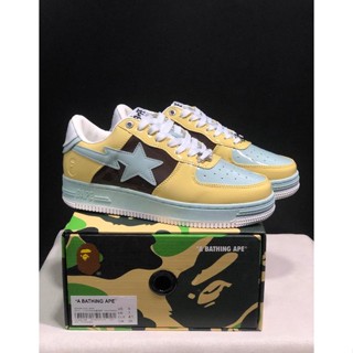 Bape Sta Air Force AF1 รองเท้าผ้าใบลําลอง สําหรับผู้ชาย และผู้หญิง