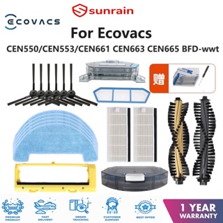 แปรงด้านข้าง แผ่นกรอง Hepa ผ้าม็อบ ที่ชาร์จ แปรงหลัก อุปกรณ์เสริม สําหรับ Ecovacs CEN661 DL33 DL35 BFD-wwt