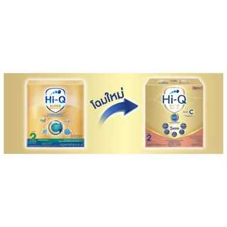 นมไฮคิว ซูเปอร์โกลด์ พลัส-ซี ซินไบโอพลัส นมผง สูตร2 1710 กรัม HiQ Supergold Plus-C