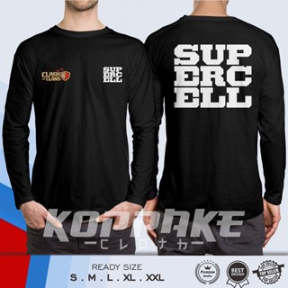 เสื้อยืดแขนยาว พิมพ์ลาย Coc Supercell DB Distro