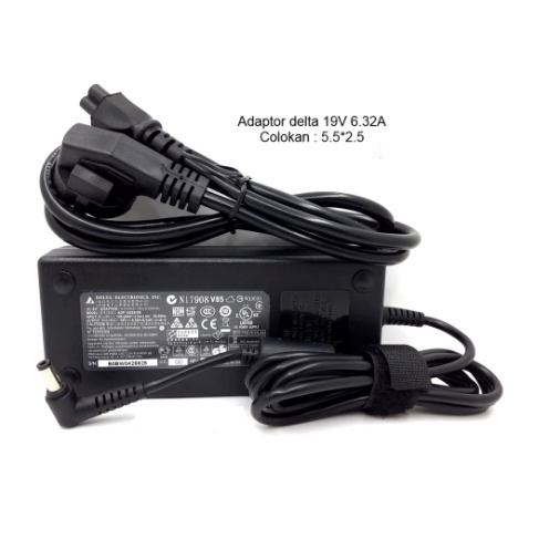 MSI Laptop Adapter 19V - 6.15A DELTA Electronics DC 5.5*2.5 120W