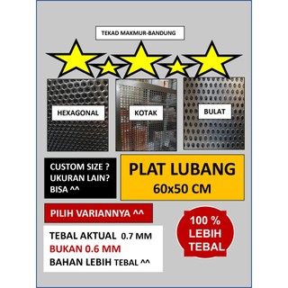 Plat Lubang - 60x50 - Plat Speaker - Ram Speaker - Grill Speaker