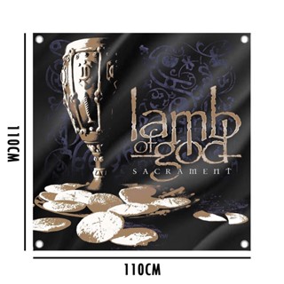 Lamb OF GOD - โปสเตอร์ธงสิ่งทอ