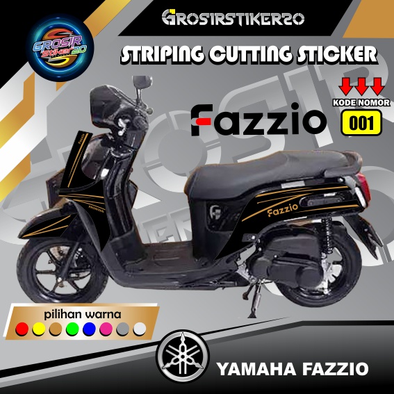 สติกเกอร์ตัดแถบ YAMAHA FAZZZIO/STRIPING Variation YAMAHA FAZZIO/สติ๊กเกอร์ตัด Variation