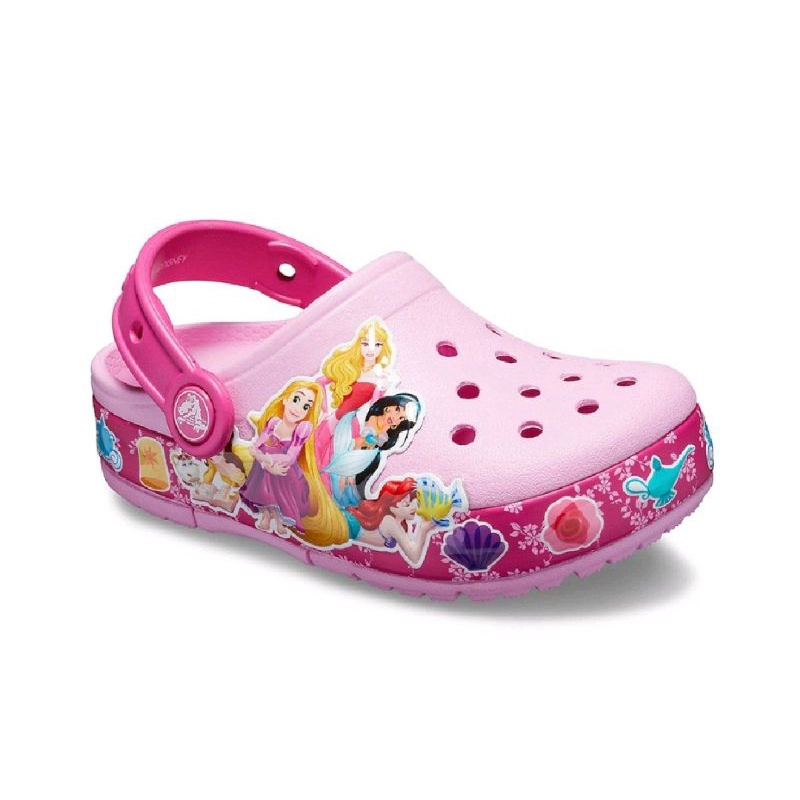 เด็ก Crocs Led Princess Lights / รองเท้าแตะเจ้าหญิงเด็ก Crocs