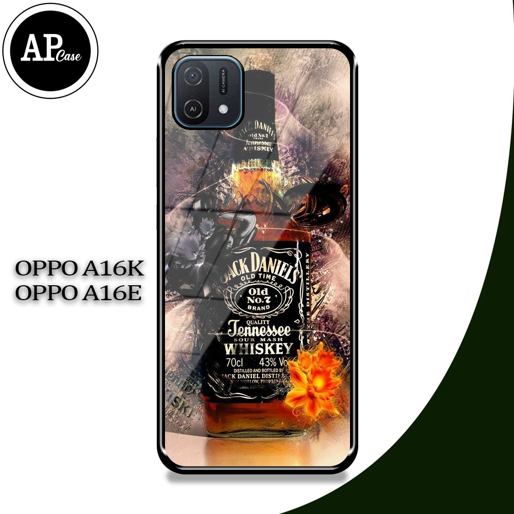 HP OPPO A16K / A16E Hardcase 2D Glossy Case ล่าสุด JKDL Motif Ap Case - Custom Case - Casing - Hardc