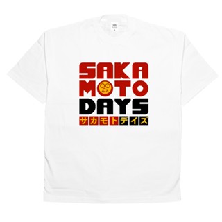 เสื้อยืด พิมพ์ลายโลโก้ Sakamoto Days