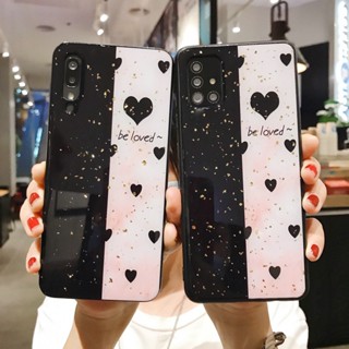 เคสโทรศัพท์มือถือ ซิลิโคนนุ่ม TPU แข็ง ลายหัวใจ สีดํา ชมพู สําหรับ Infinix HOT 9 Note 10 10s 10t 11 12 G96 12i 20 Play NFC Smart 5 6 Tecno Spark 6 GO 8C | Blf 68