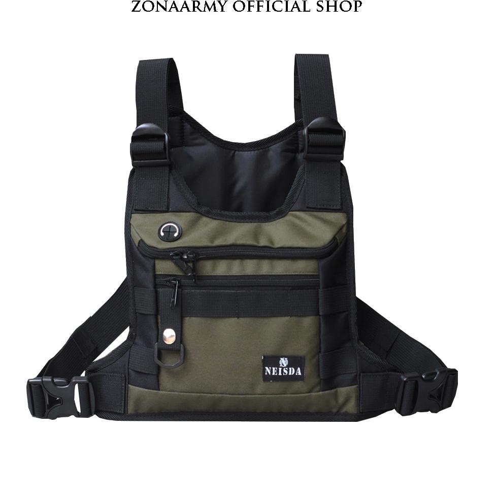 Neisda - Chestbag Chest Bag Series สีเขียว สีดํา Danzo