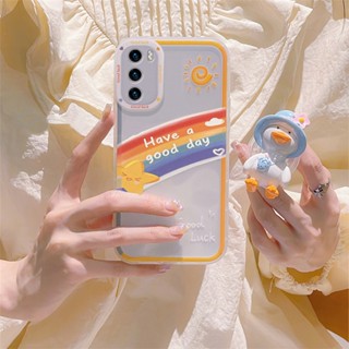 เคสโทรศัพท์มือถือซิลิโคน TPU นิ่ม สีรุ้ง ลายทาง ตัวอักษร ป้องกันรอย สําหรับ Vivo Y02 Y16 Y35 Y22 Y22s Y02s V25 V25e V23e Y15 Y15A Y01 Y21 Y21T Y33s Y33T Y21s Y20 Y20i Y20s Y12A Y12s Y50 Y30 Y30i Y1s Y51 ins simple fresh rainbow full protection phone case
