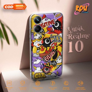 เคสโทรศัพท์มือถือแบบนิ่ม ใส ลายอะนิเมะ Rou Custom [Graphitty] Hp สําหรับ Realme 10 4G 8 8 PRO 4G 8I 8 5G 9 4G 9 PRO+