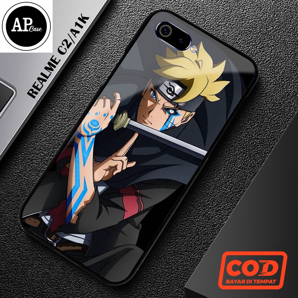 HP ล่าสุด REALME C2 / OPPO A1K Hardcase 2D Glossy Ap Case [014] - Custom Case - Phone Case - Hardcas