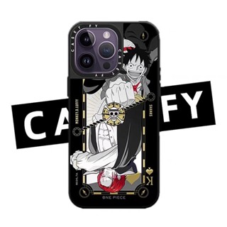 [CASETIFY] เคสโทรศัพท์มือถือแบบกระจกแข็ง กันกระแทก ลายวันพีช สําหรับ iPhone 14 13 12 pro max ip 13 pro max ip 12 pro max ip 14 pro max ip 14 pro