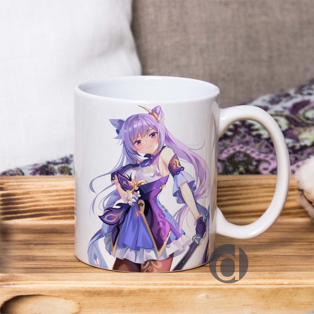 Genshin Impact Keqing แก้วการ์ตูนโปเกมอน