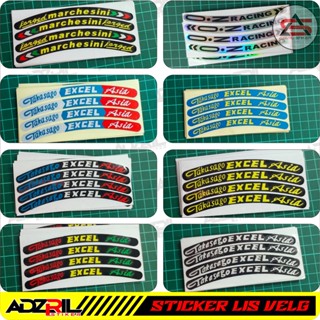 สติกเกอร์ CUTTING LIS TAKASAGO EXCEL/OZ RACING/MARCHESINI/LIS รถจักรยานยนต์/LIS รถยนต์