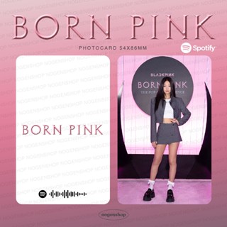 Blackpink BP BORN PINK x SPOTIFY PC PHOTOCARD [FANMADE]