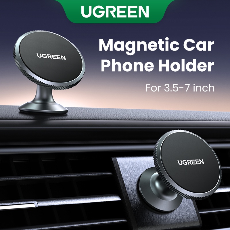 Ugreen ที่วางโทรศัพท์ในรถยนต์ แบบแม่เหล็ก สําหรับ compatible compatible for IPhone 8 X 7 360 องศา ขา