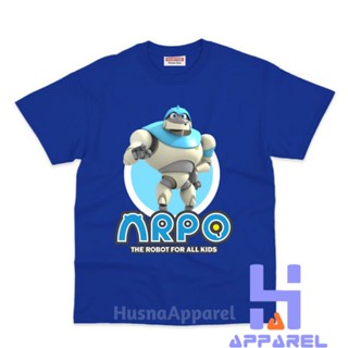 เสื้อยืด ลายหุ่นยนต์ Arpo THE ROBOT สําหรับเด็ก