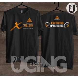 เสื้อยืด พิมพ์ลาย Behringer X32 Midas Audio สําหรับผู้ชาย