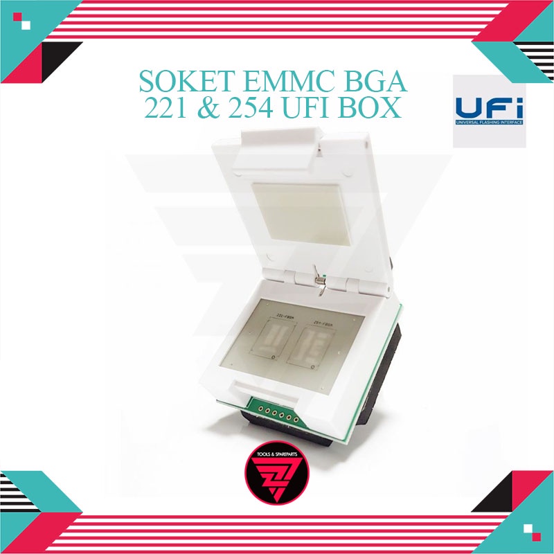 ซ็อกเก็ต EMC BGA 221 และ 254 UFI BOX
