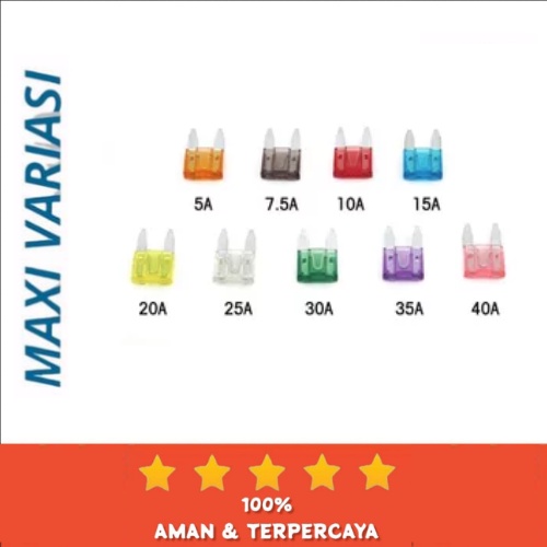 200 ชิ้นขนาดเล็ก DX ฟิวส์ Plug-in 5A 7.5A 10A 15A 20A 25A 30A 35A