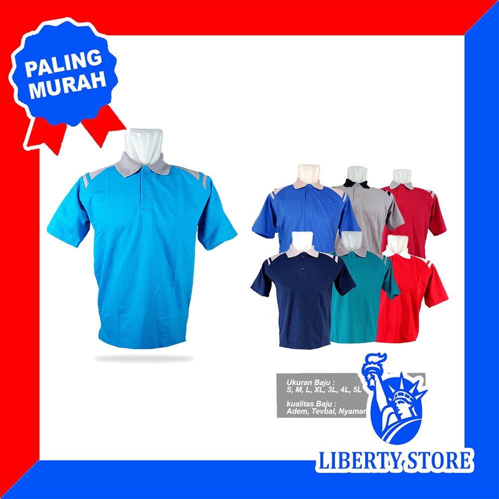 KATUN LIBERTY 14 เสื้อยืดแขนสั้นกีฬาคอปก ADS WAFEL COTTON