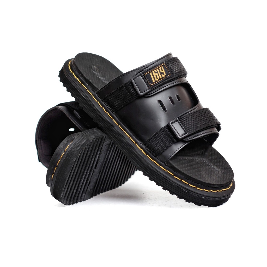 Men& 39;s Casual Slop Sandals 1619 Nedved Black Series Original Sandals Shoes