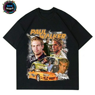 เสื้อยืด พิมพ์ลาย PAUL WALKER NASCAR RACING VINTAGE BOOTLEG Rap สําหรับผู้ชาย และผู้หญิง