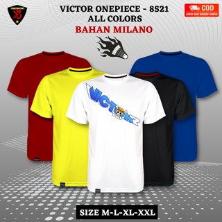 Victor ONE PIECE [VICTOR ONE PIECE] ใหม่ล่าสุด เสื้อยืดลําลอง แขนสั้น พิมพ์ลาย ONEPIECE BADMINTON 2022 สไตล์ญี่ปุ่น สําหรับผู้ชาย ผู้หญิง