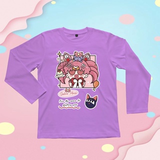 เสื้อยืดแขนยาว พิมพ์ลายการ์ตูนอนิเมะ SAILOR MOON chibiusa tsukino สําหรับเด็ก