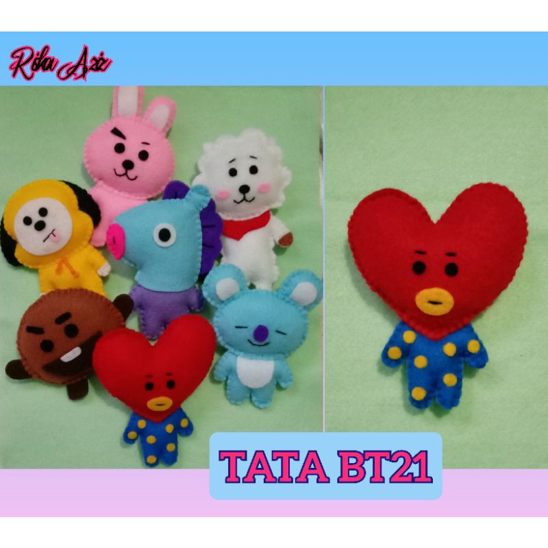 Gantungan Tata BT21 พวงกุญแจ BTS